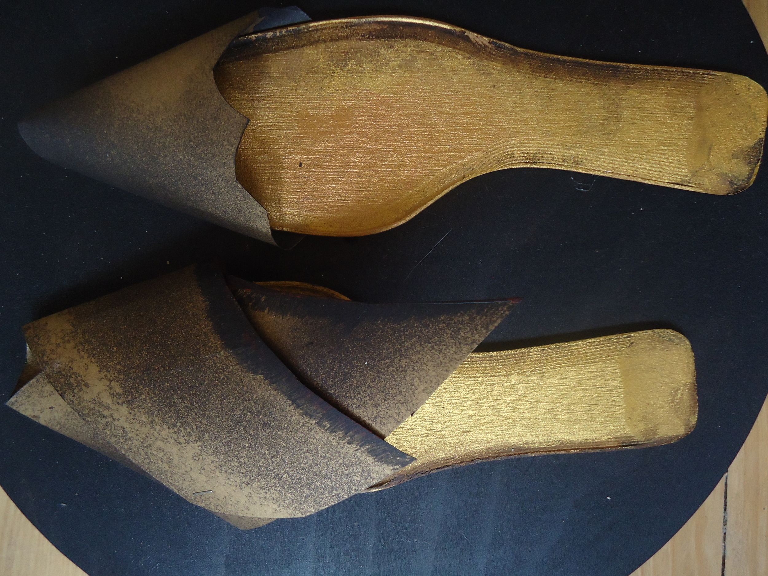 Gold on Paper and Translucent Form
